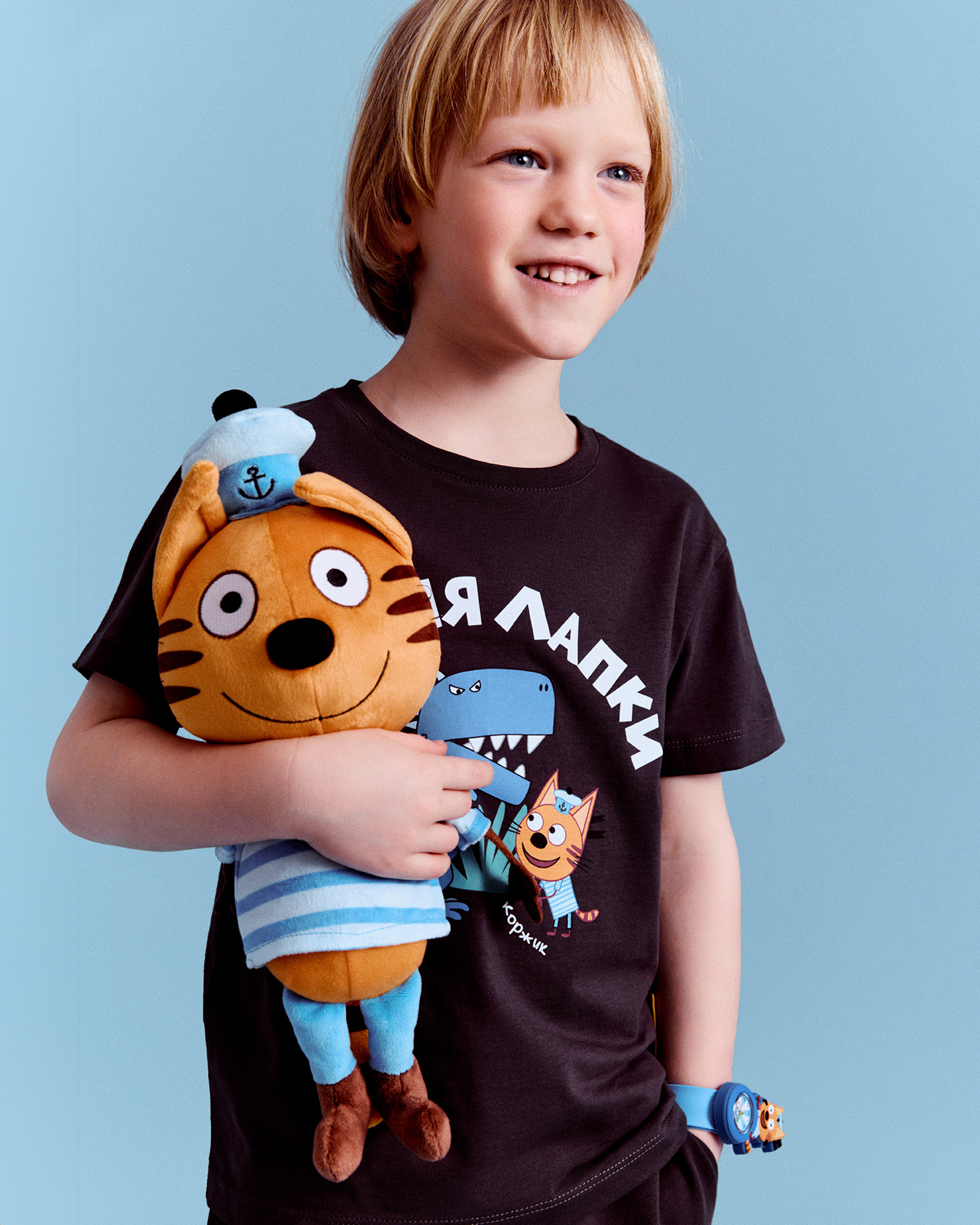 Футболка Три кота S26LC1ZB 02434kbDG - фото 5