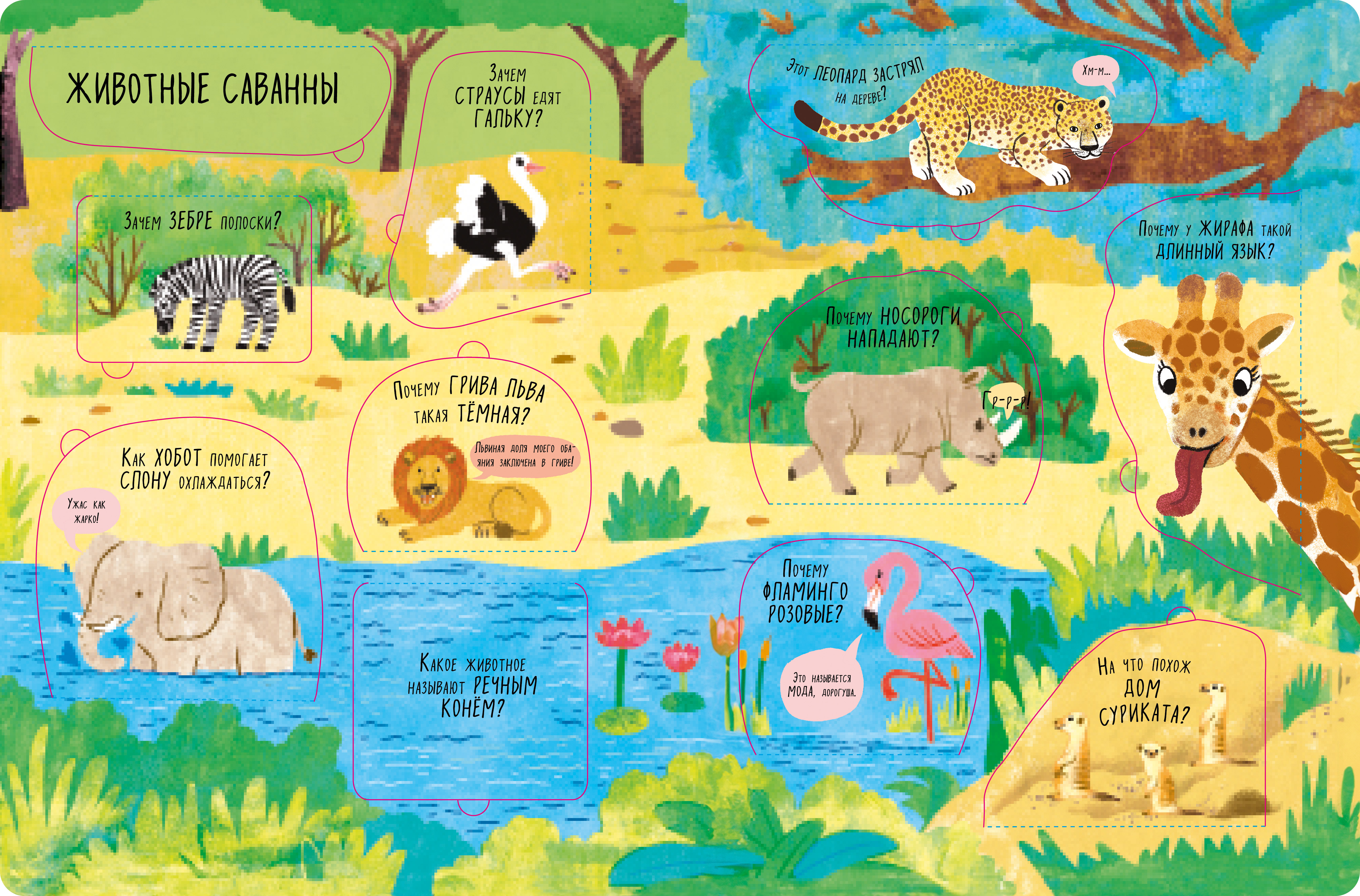 Большая книга Clever с окошками. Животные - фото 3