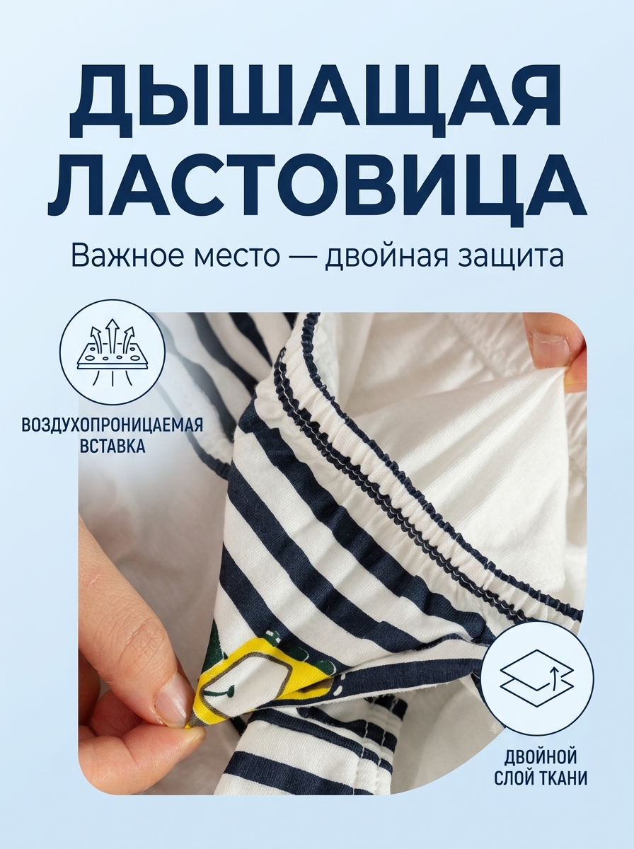 Трусы 5 шт Bambooland Pantie-constructioncars - фото 3
