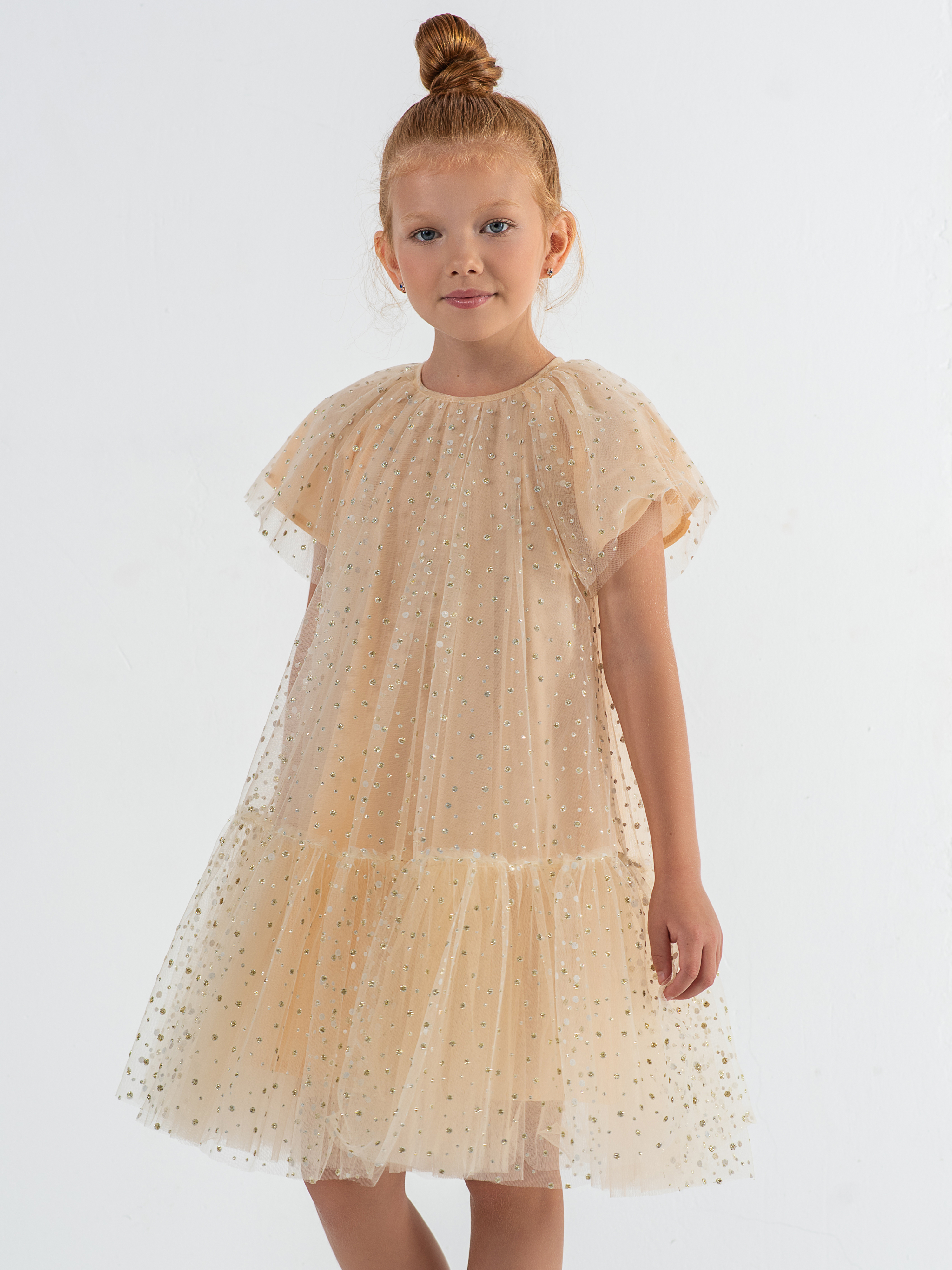 Платье LisaWeta D-077-23 золото - фото 1