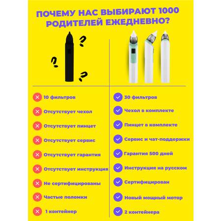 Электронный аспиратор Honest Shop