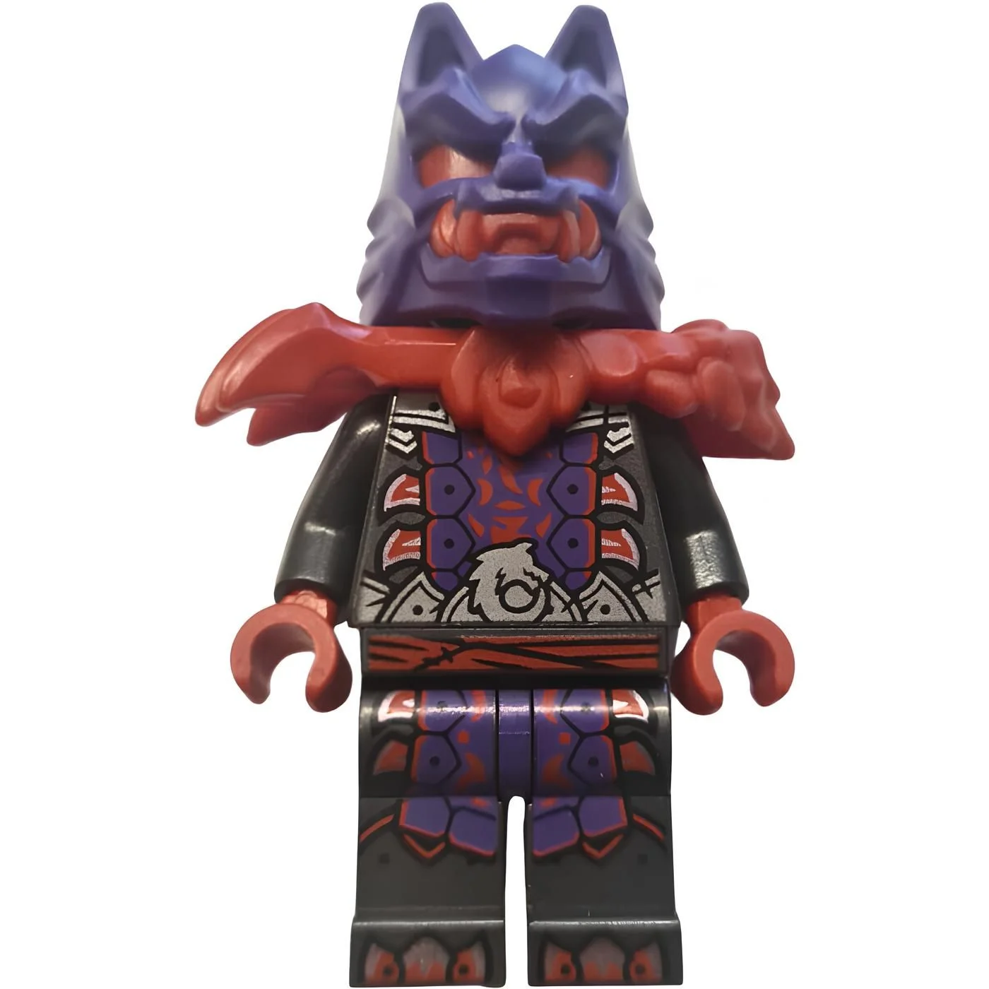 Изображение товара Коллекционная минифигурка LEGO Ninjago Wolf Mask Warrior с энергетическими когтями Изображение товара Коллекционная минифигурка LEGO Ninjago Wolf Mask Warrior с энергетическими когтями