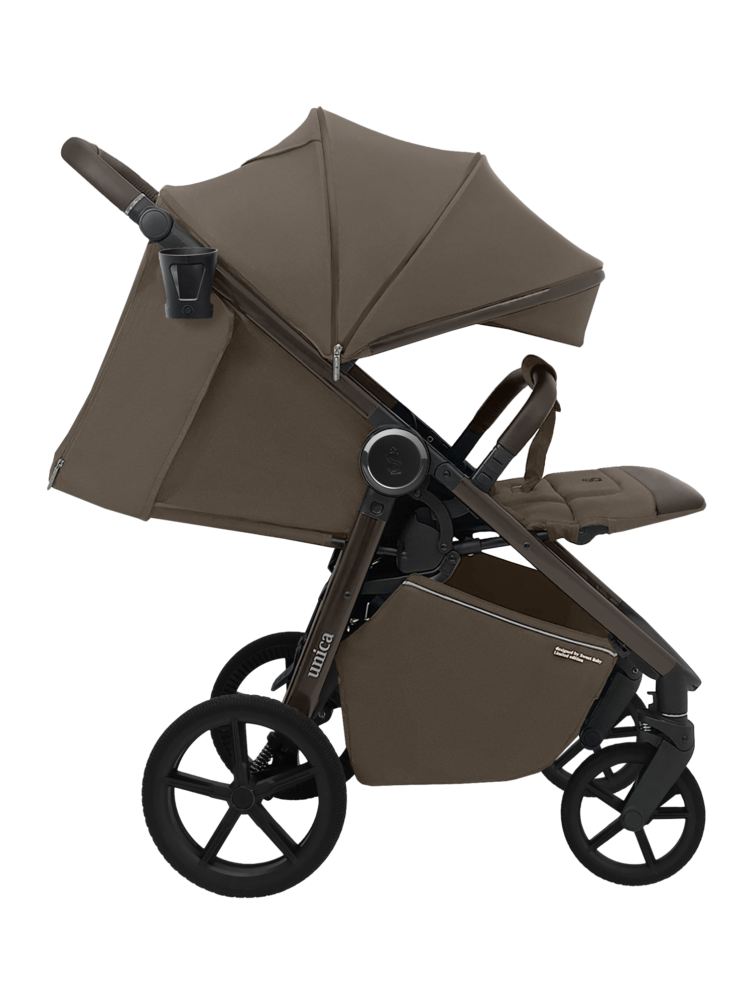 Коляска прогулочная Sweet Baby Unica Dark Beige бежевый - фото 18