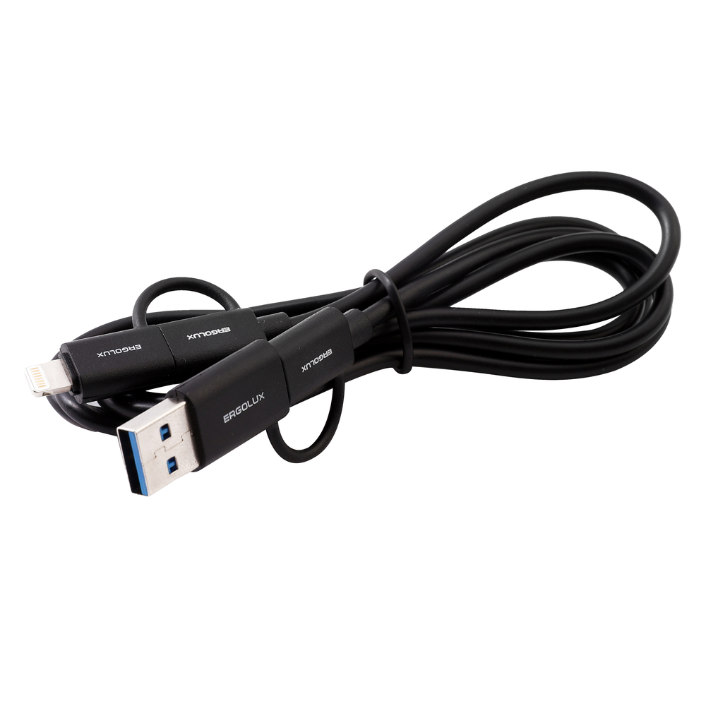 Кабель USB Type C lightning Ergolux ELX-CDC07-C02 - фото 5