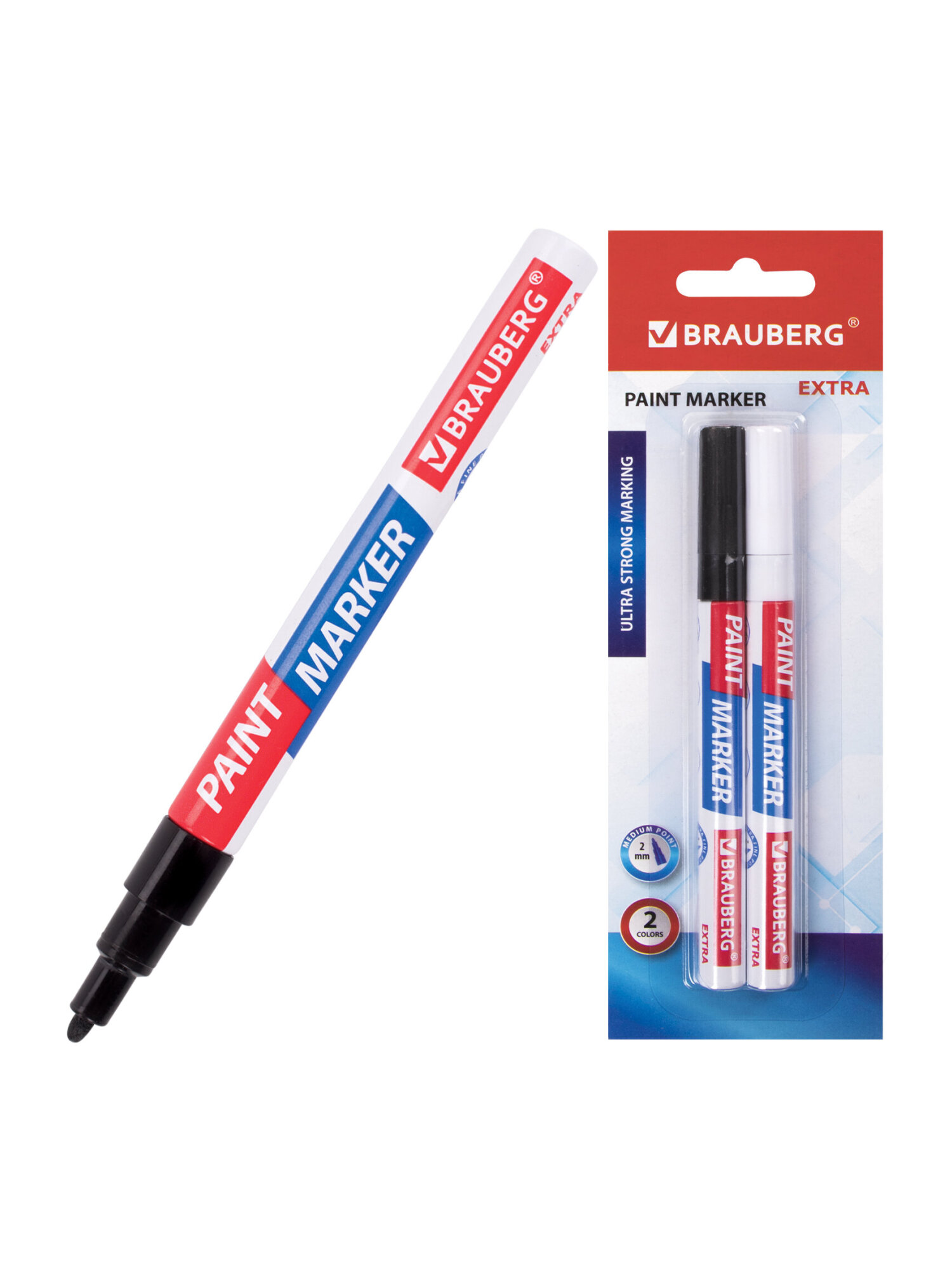 Маркеры Brauberg 2 шт. - фото 10