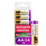 Батарейки GP Extra LR6 АА 14шт 15AX-2CRB14