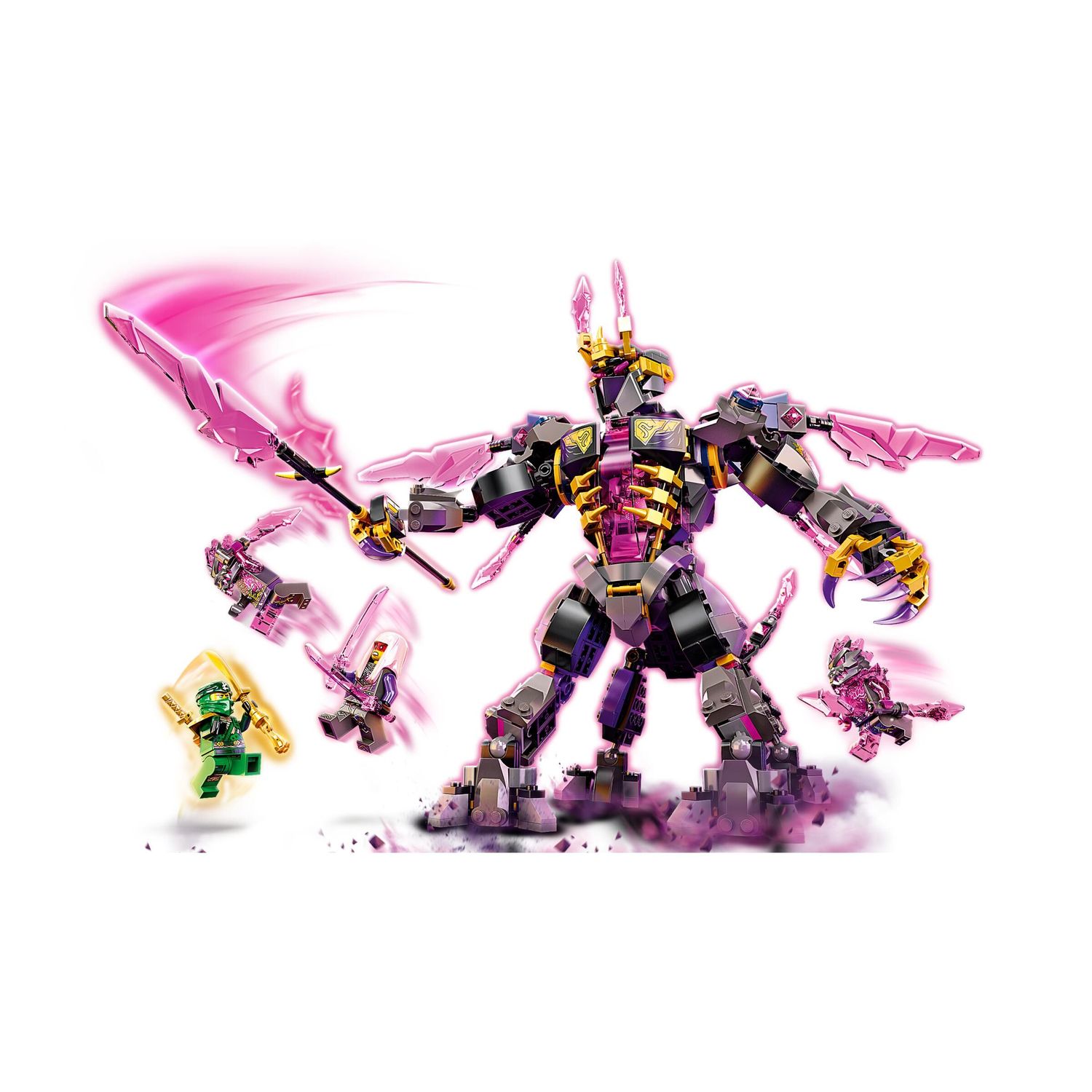 Конструктор LEGO NINJAGO The Crystal King 722 дет. - фото 3