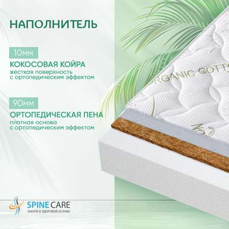 Матрас Boom Baby Оrganic ОRTO 120х60