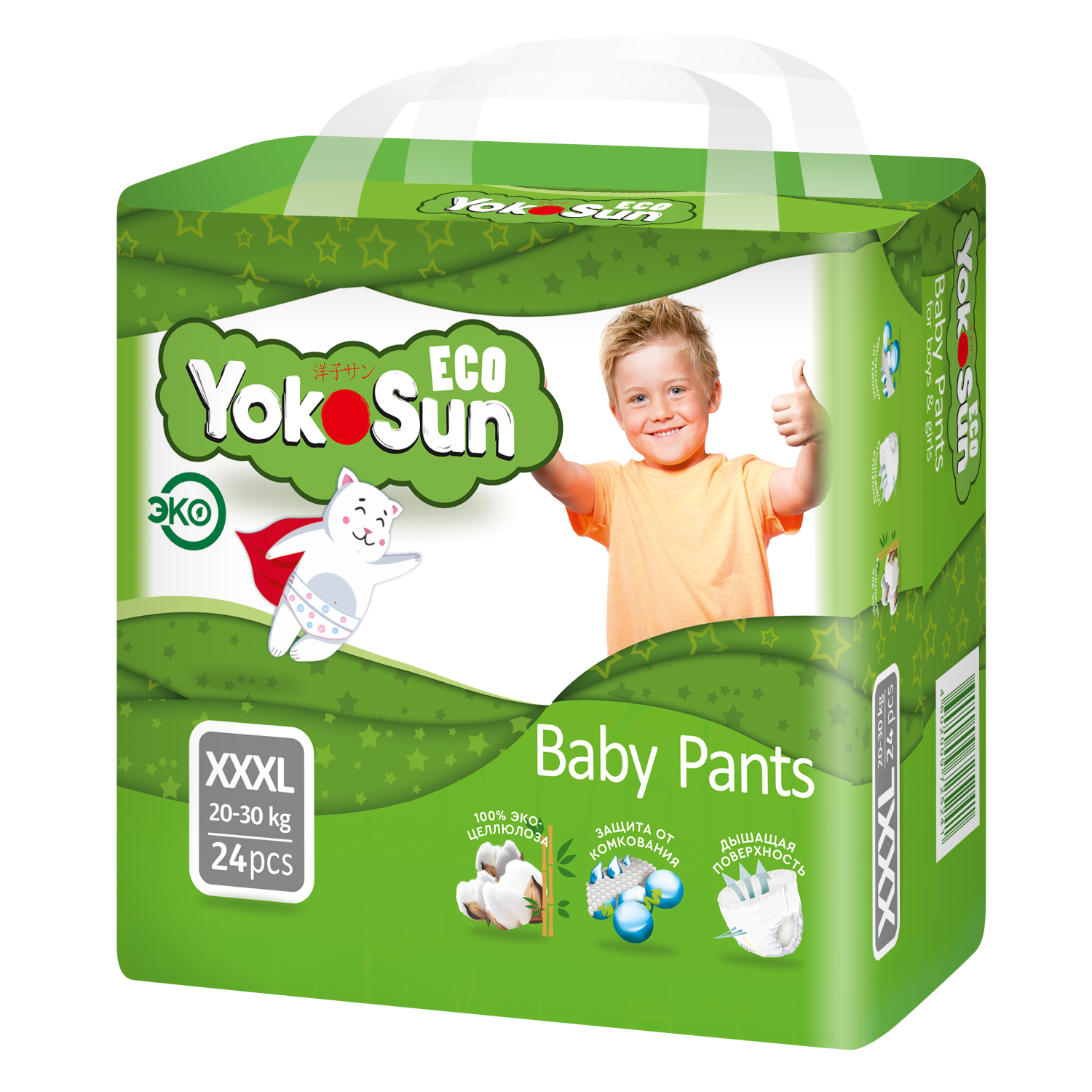 Трусики YokoSun Eco XXXL (20-30 кг) 24 шт. - фото 2