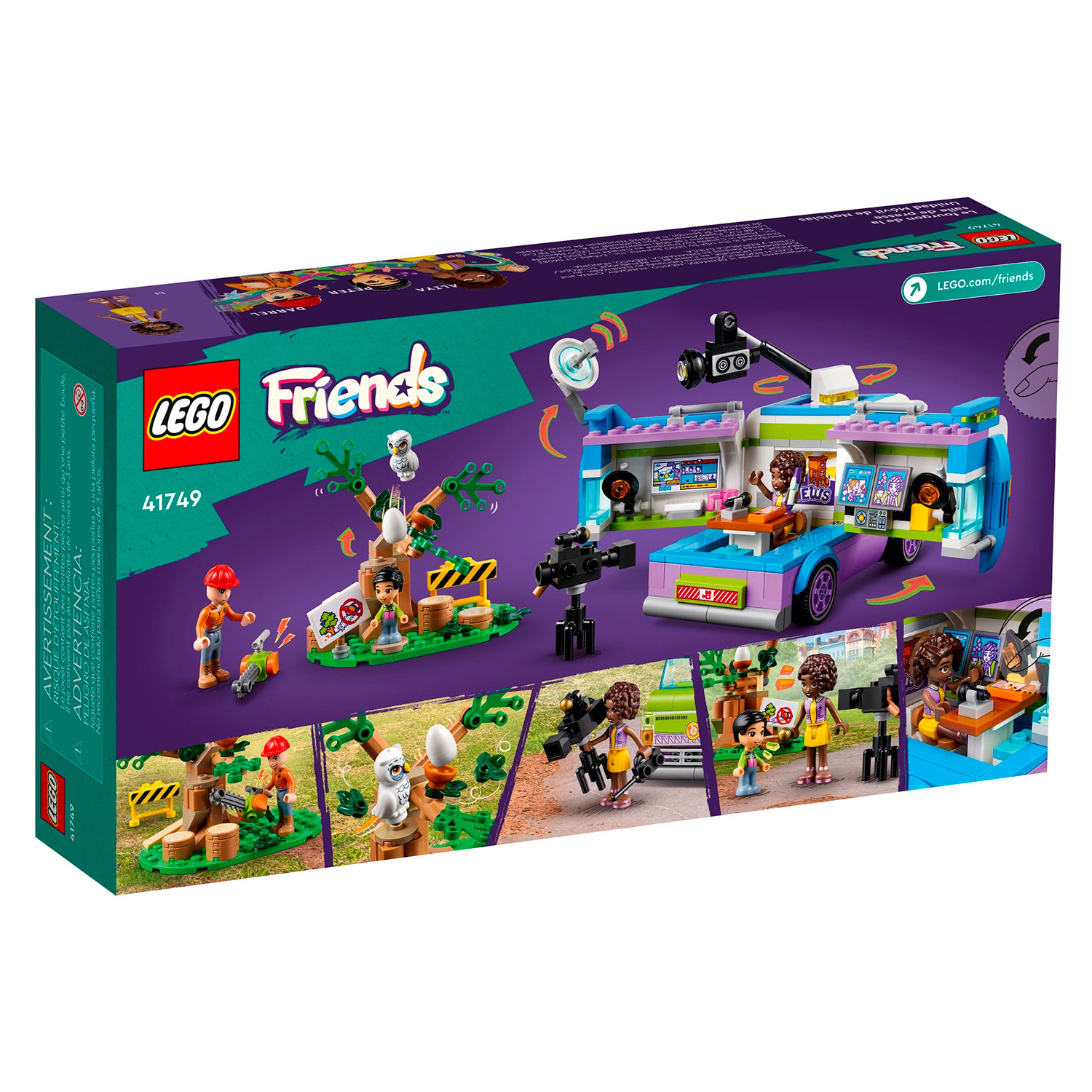 Конструктор LEGO Friends Фургон репортера - фото 4