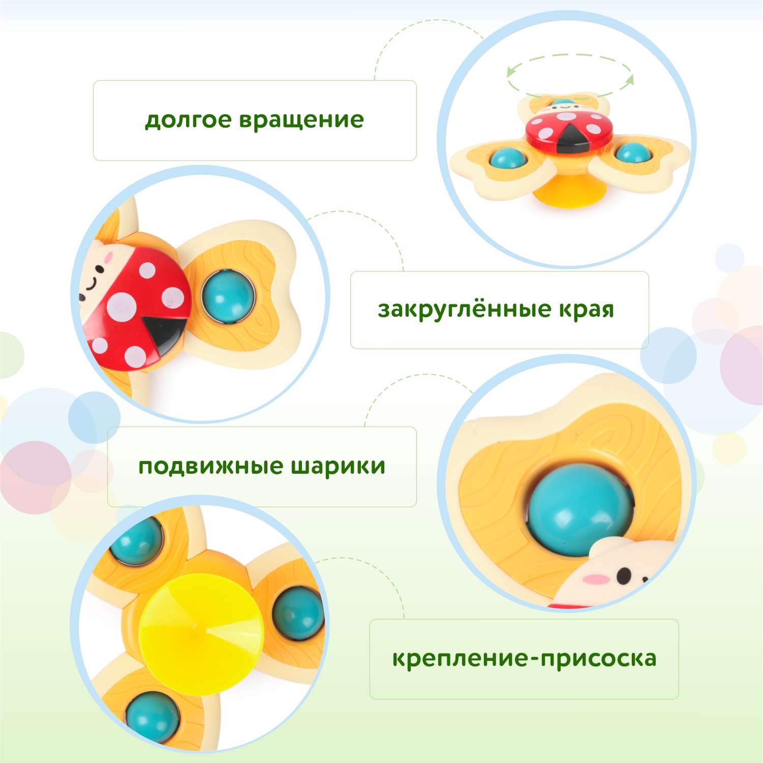 Игрушка BabyGo Спиннер в ассортименте - фото 3