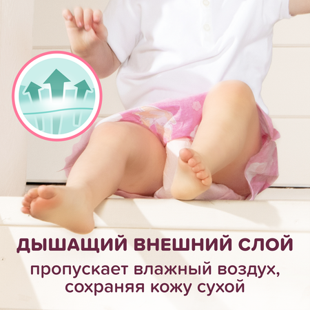 Трусики Tanoshi для девочек 4 (9-14кг) 20 шт.