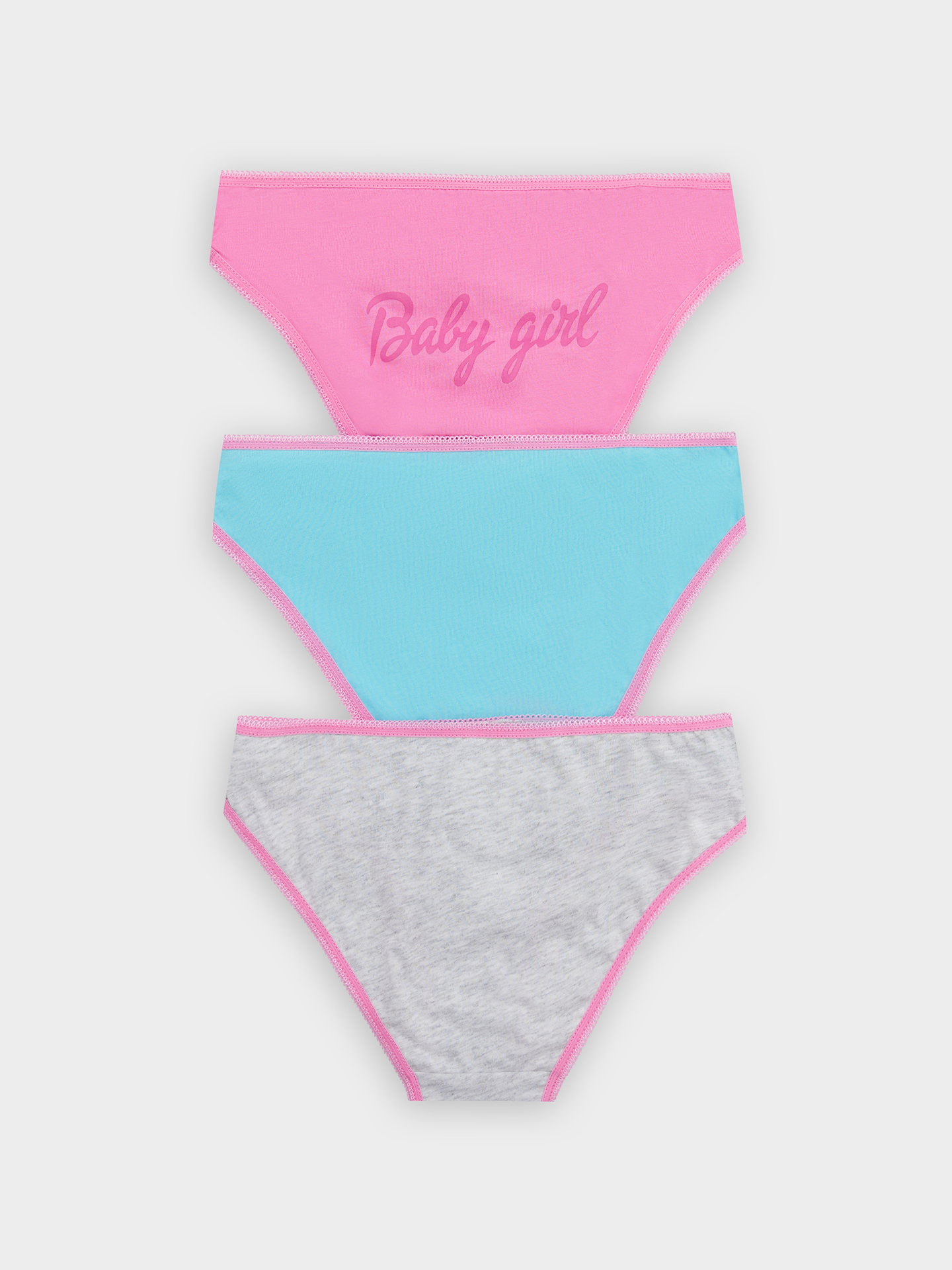 Трусы 3 шт Mark Formelle (Марк Формэль) 417703-3/серый меланж 4306-А +печать2 - фото 2