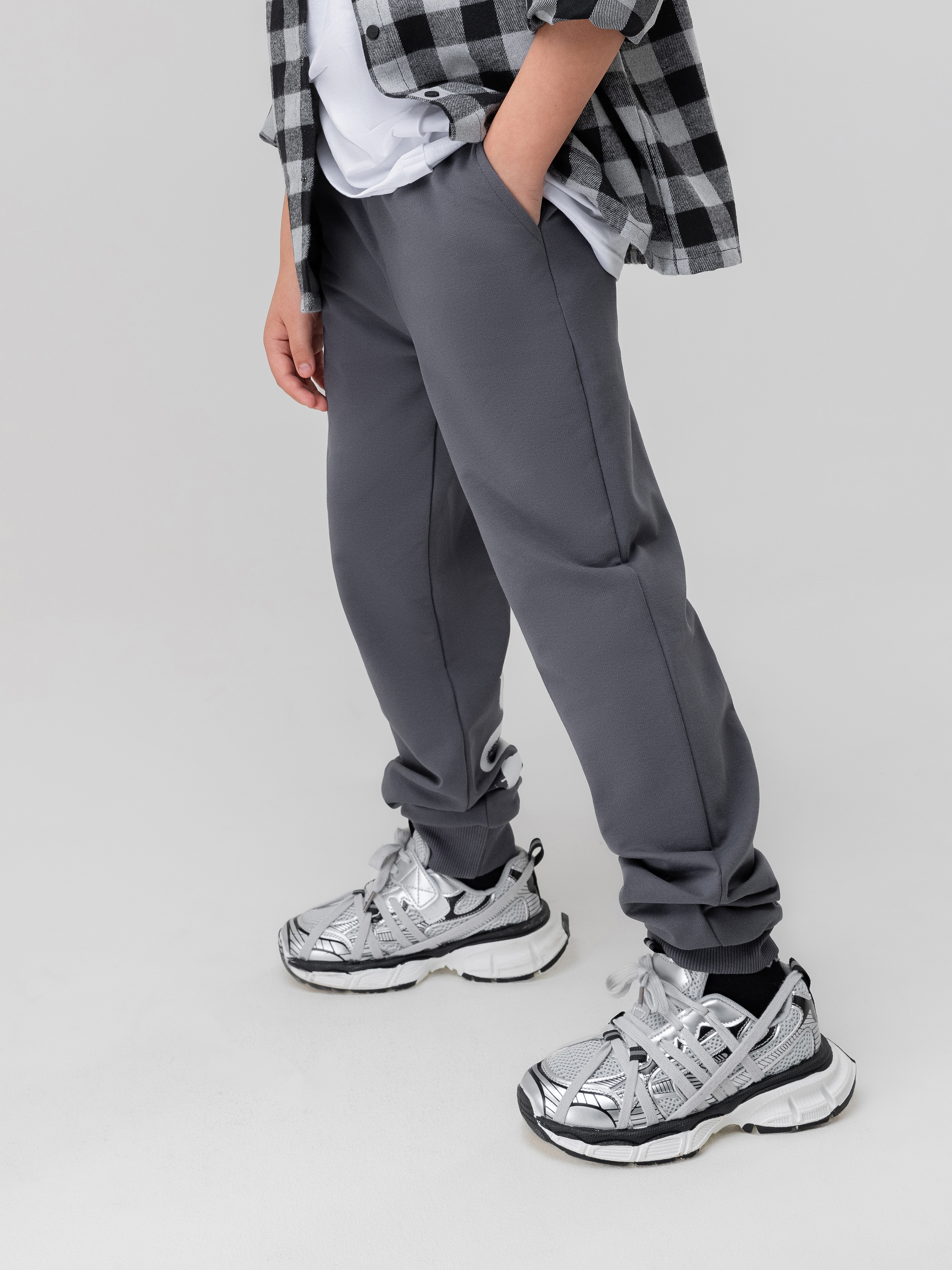 Брюки спортивные Bodo 6-445MU_темно-серый - фото 6