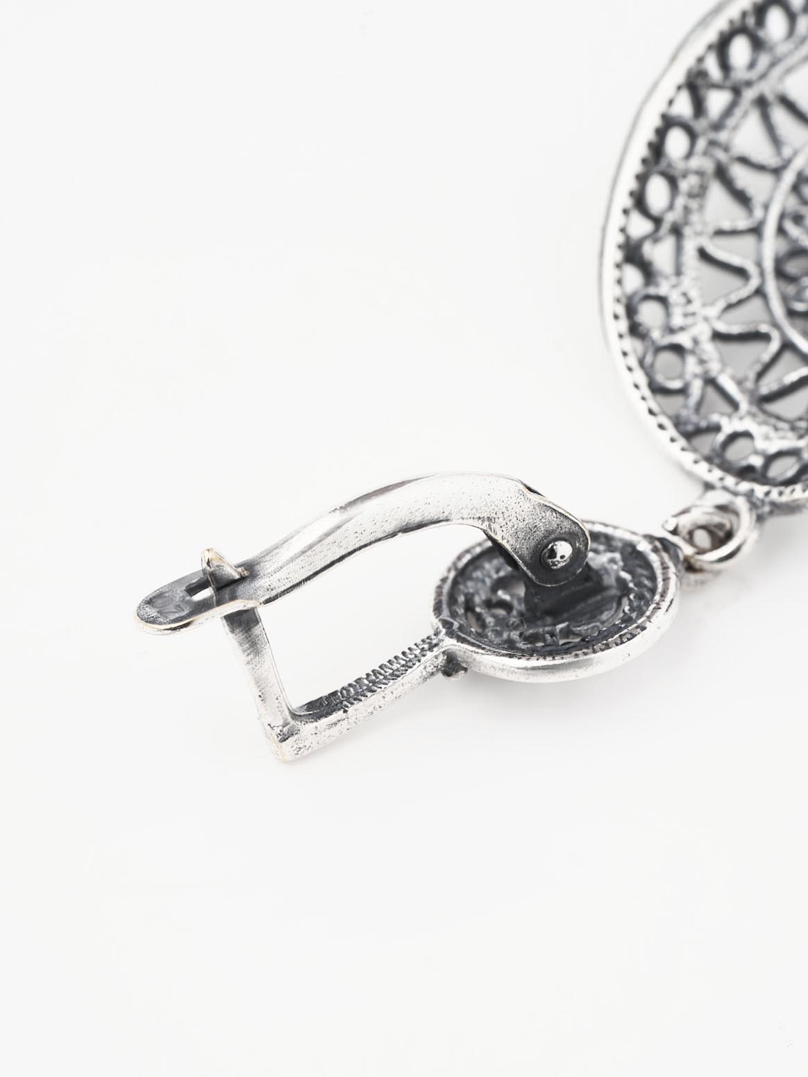 Серьги Shine and Beauty 80673-316-с-изумруд - фото 5