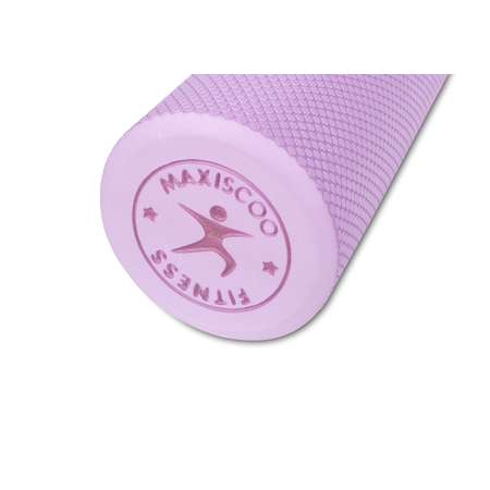 Массажный Ролик MAXISCOO FIT для МФР, Йоги и Фитнеса, 33см, Фиолетовый