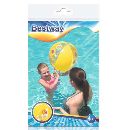 Мяч надувной Bestway дизайнерский в ассортименте 31036