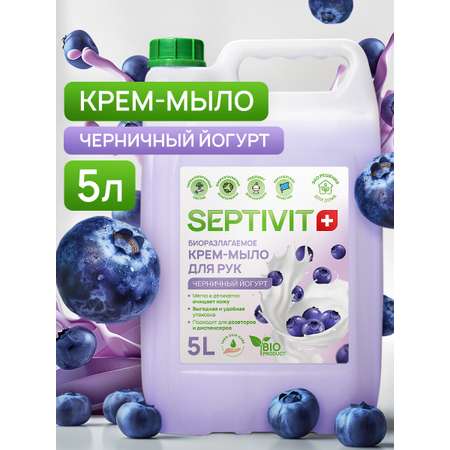 Мыло жидкое SEPTIVIT Черничный йогурт 5250 г 5000 мл