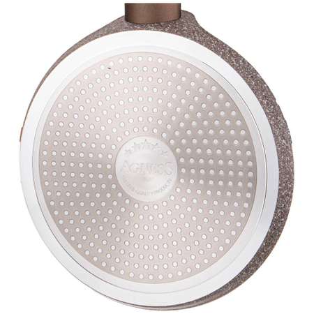 Сковорода Agness блинная natural stone с гранитным антипригарным покрытием 22 см 947-575