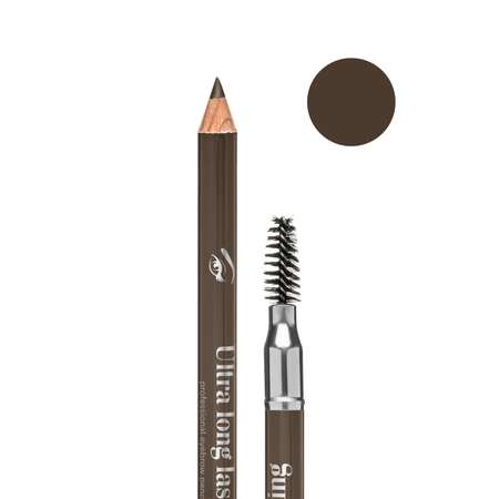 Карандаш для бровей Parisa Cosmetics тон 307 Коричнево-каштановый