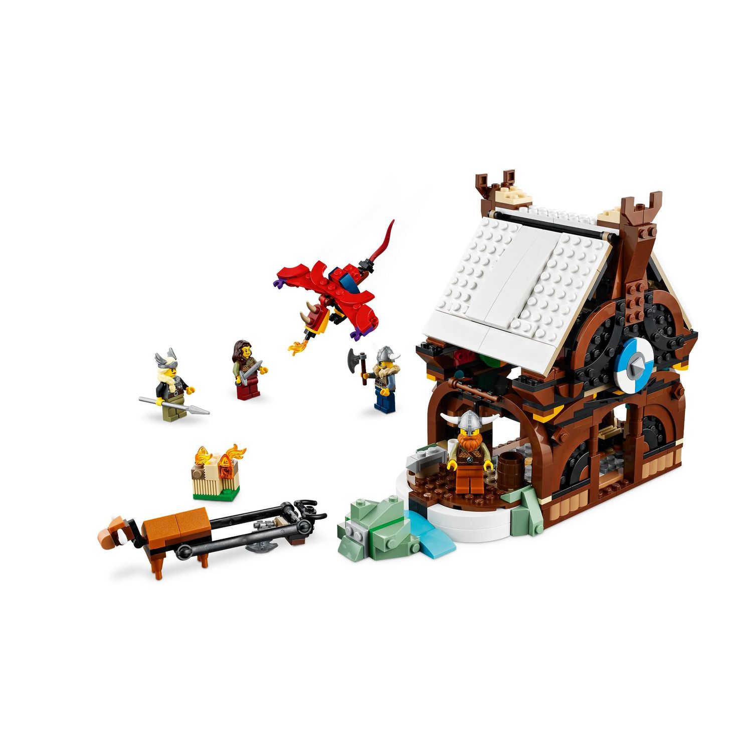 Конструктор LEGO Creator Viking Ship and the Midgard блочный - фото 5