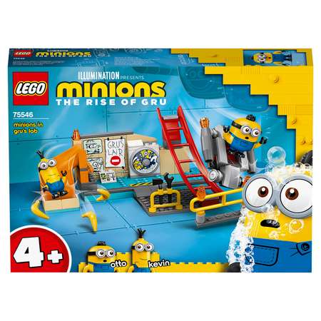 Конструктор LEGO Minions Миньоны в лаборатории Грю блочный