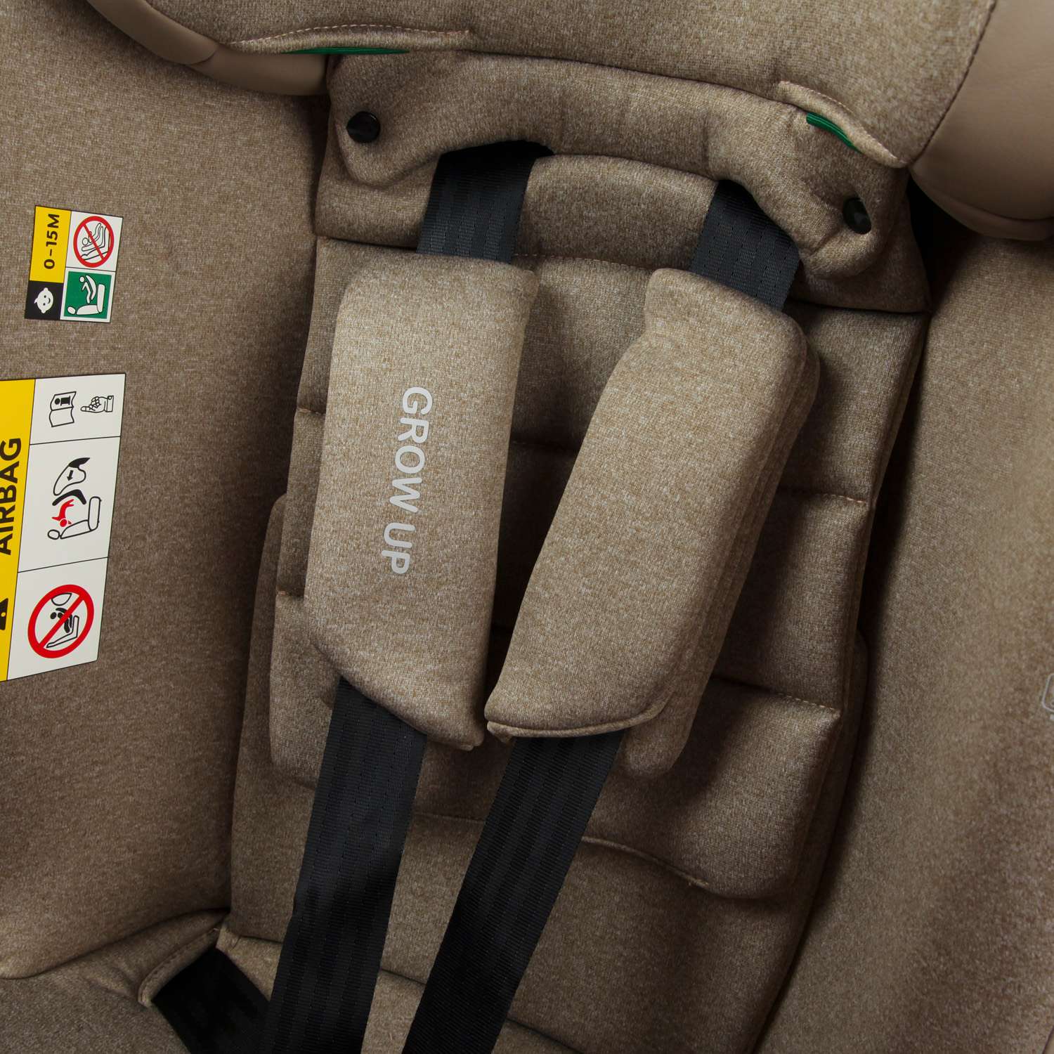 Автокресло Olsson Grow Up Beige Isofix 0+/1/2/3 (0-36 кг) - фото 18