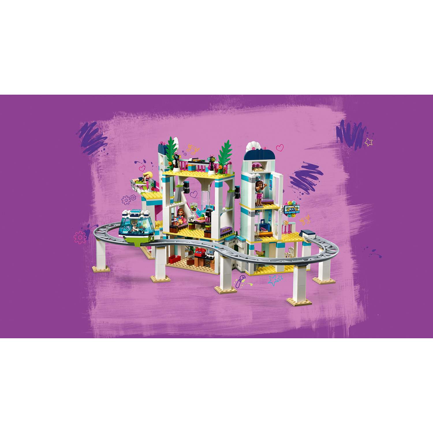 Конструктор LEGO Friends Курорт Хартлейк-Сити блочный - фото 7