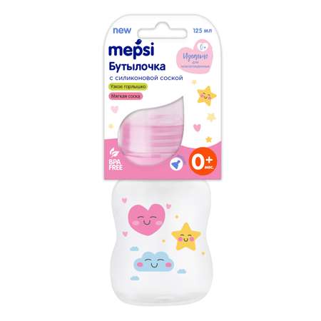 Бутылочка Mepsi Anti-Colic 125 мл