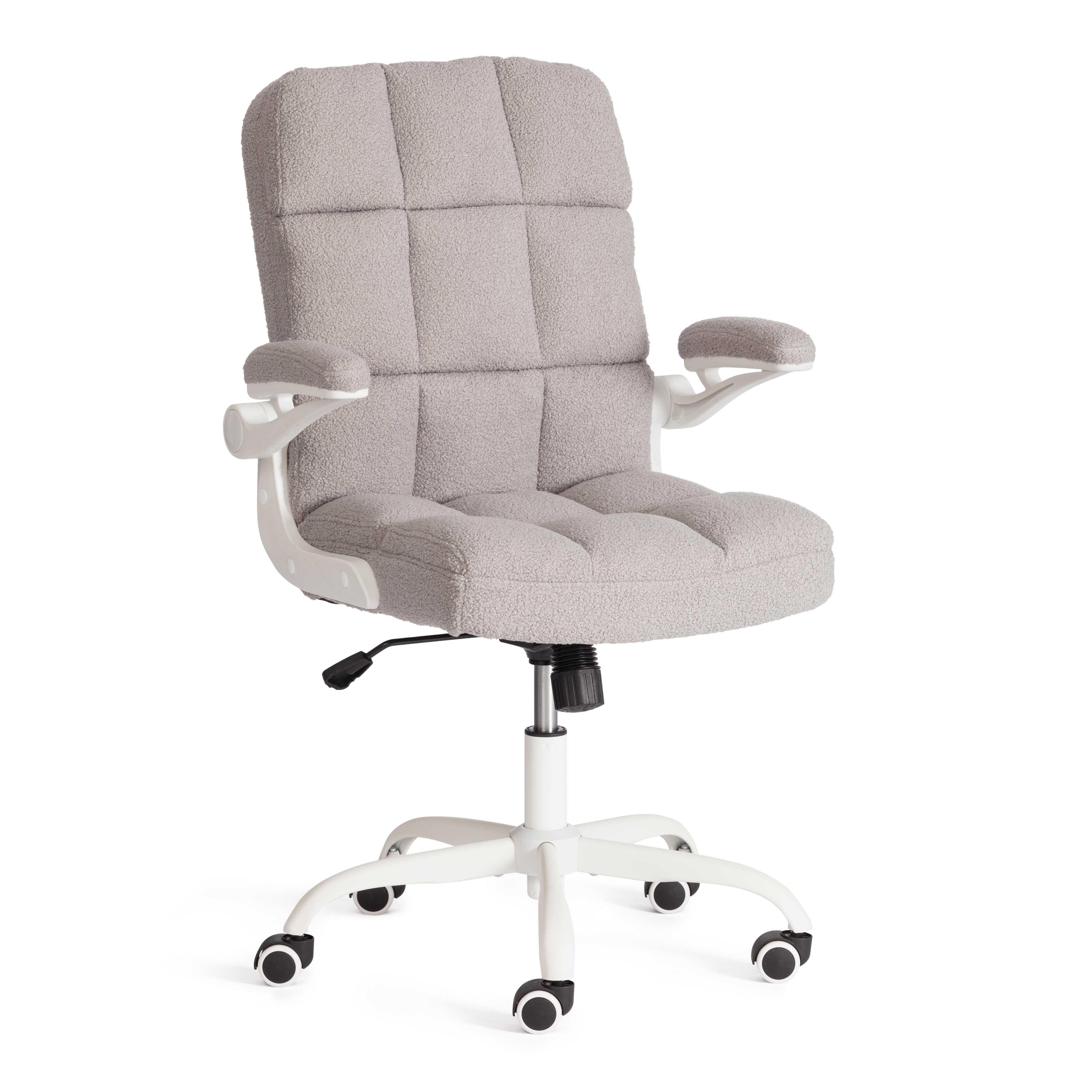 Компьютерное кресло TETCHAIR Лугано тедди светло-серый - фото 2