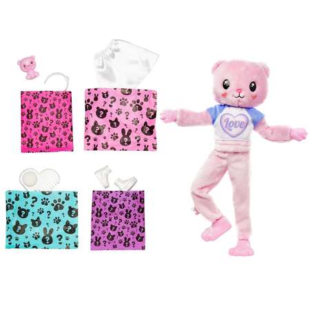 Кукла модельная Barbie Cutie Reveal Мишка