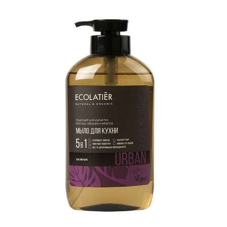 Мыло жидкое Ecolatier Базилик 600 мл