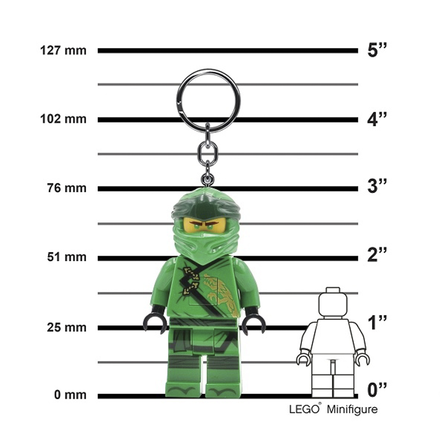 Брелок-фонарик LEGO Ninjago - Lloyd - фото 6