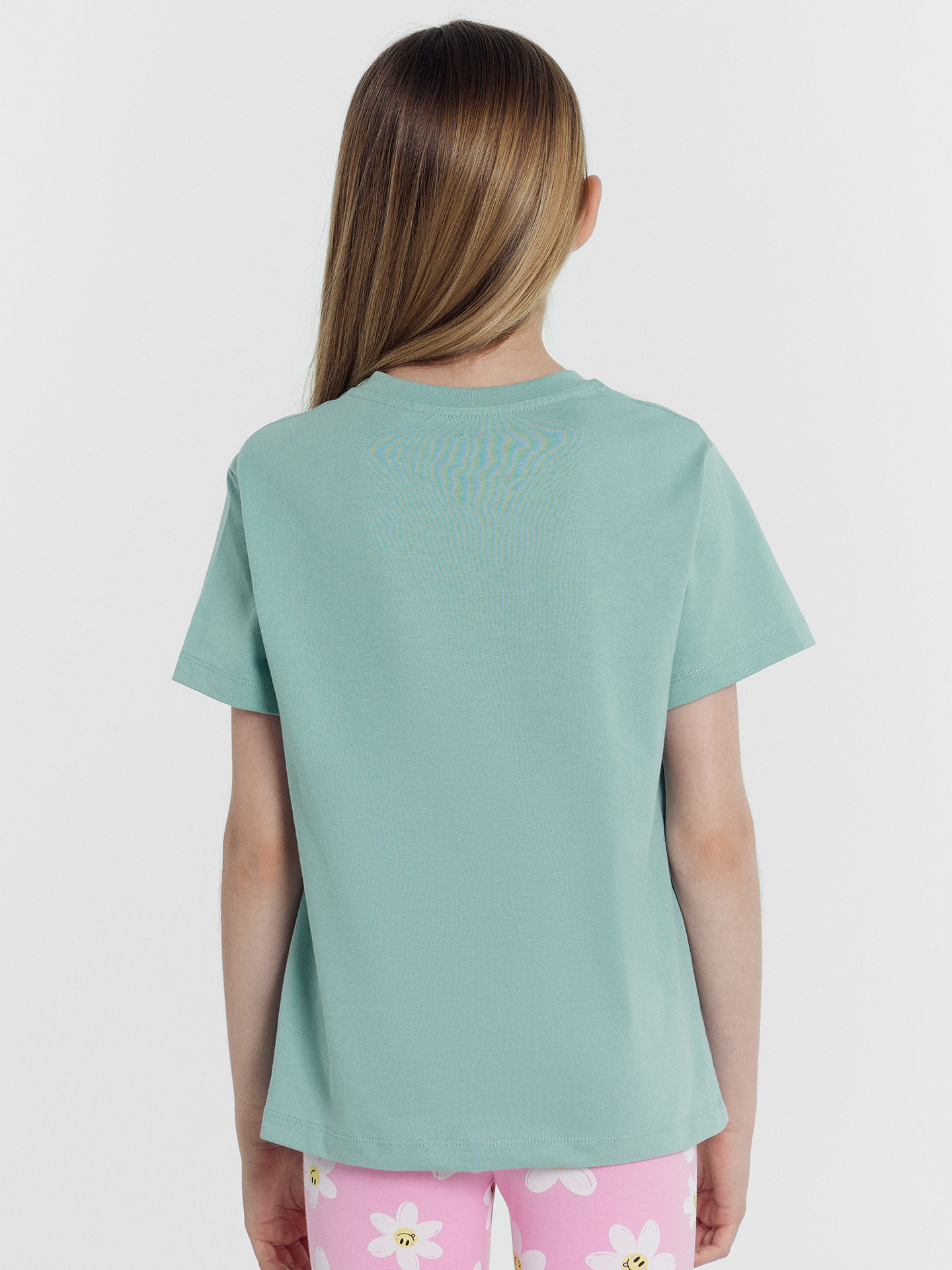 Футболка 2 шт Mark Formelle (Марк Формэль) 117835-2/шалфей +ромашки на св.розовом - фото 7