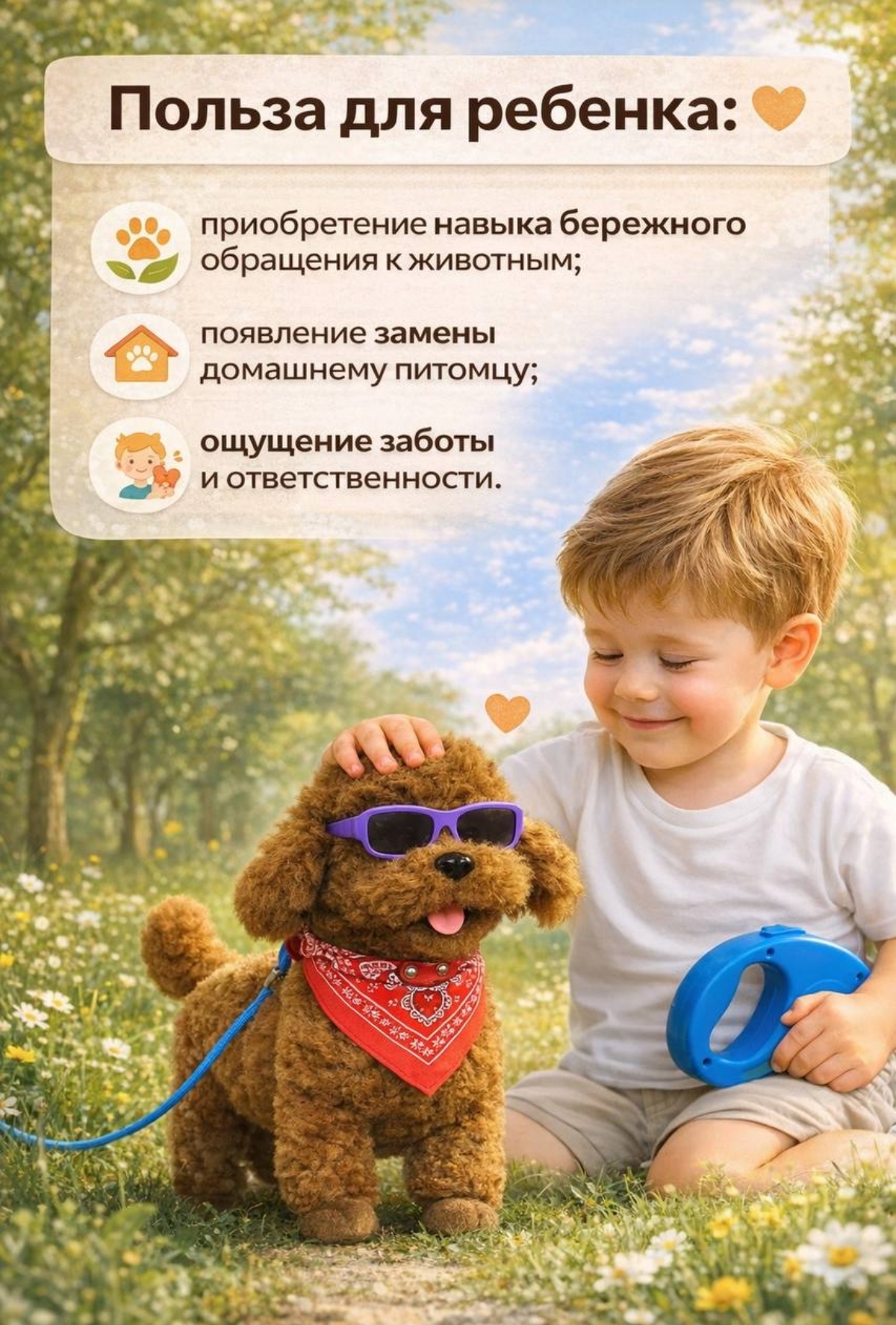 Мягкая игрушка BalaToys Собака - фото 3