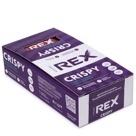 Протеиновое печенье ProteinRex Crispy шоколадный брауни 12 шт