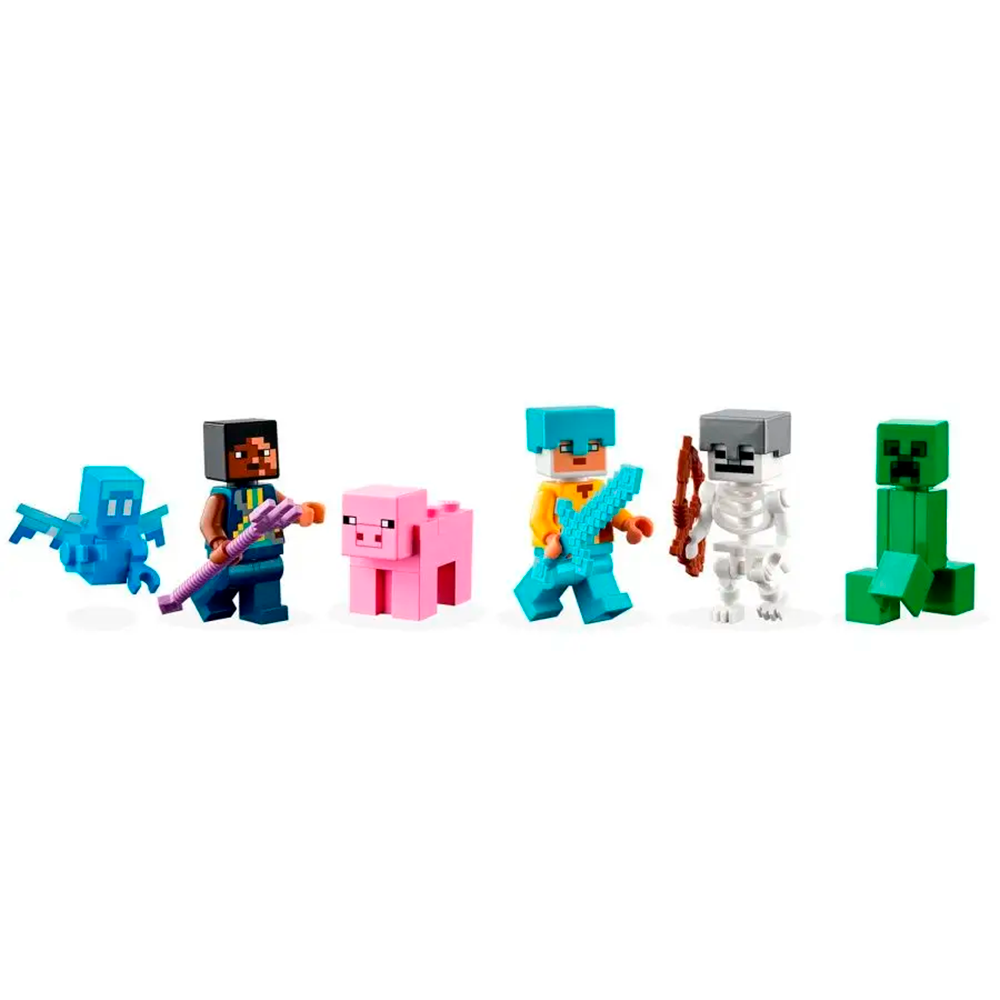 Конструктор LEGO Minecraft Бастион меча блочный - фото 7