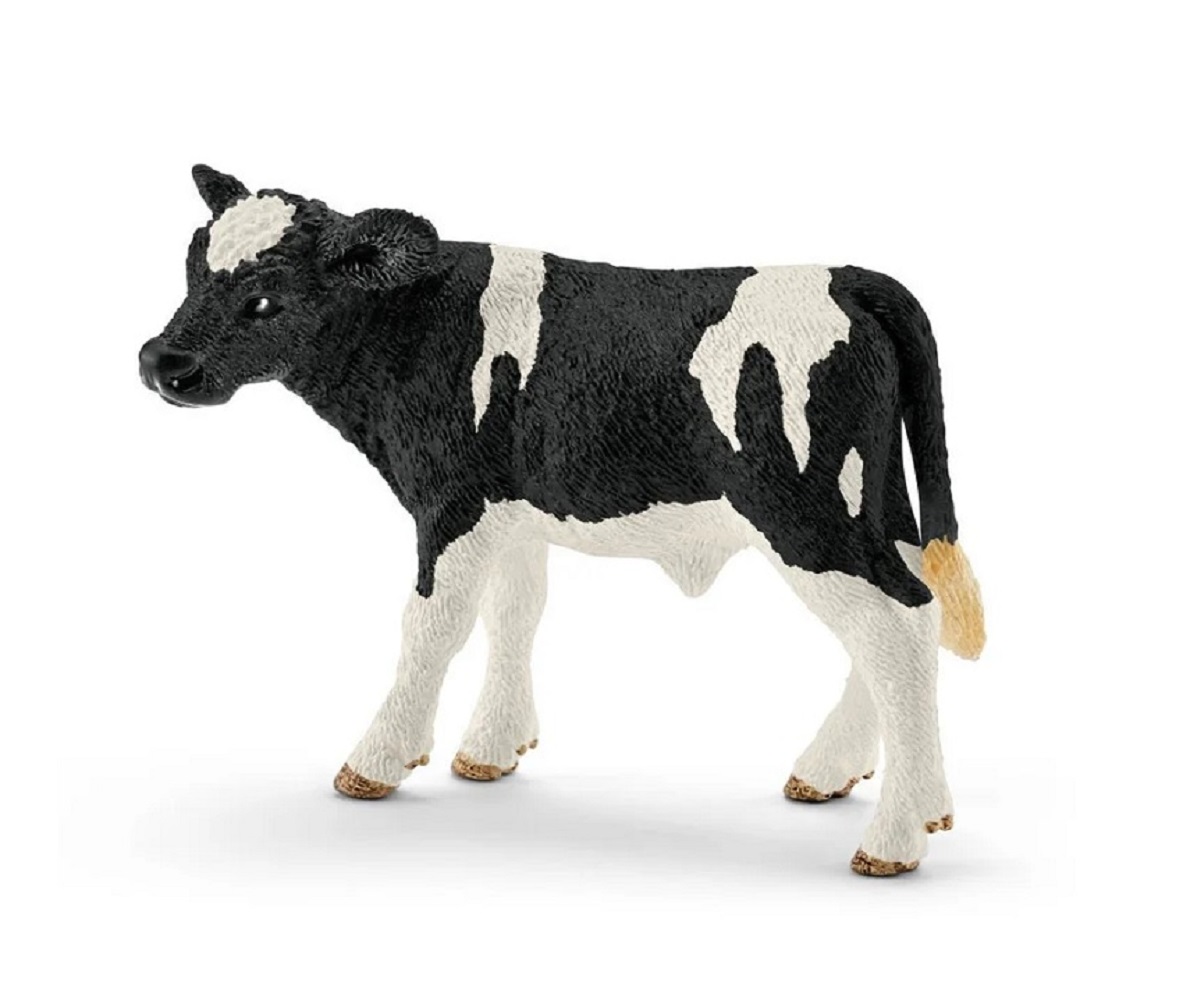 Фигурка SCHLEICH 13798 Теленок Хольштейн - фото 1