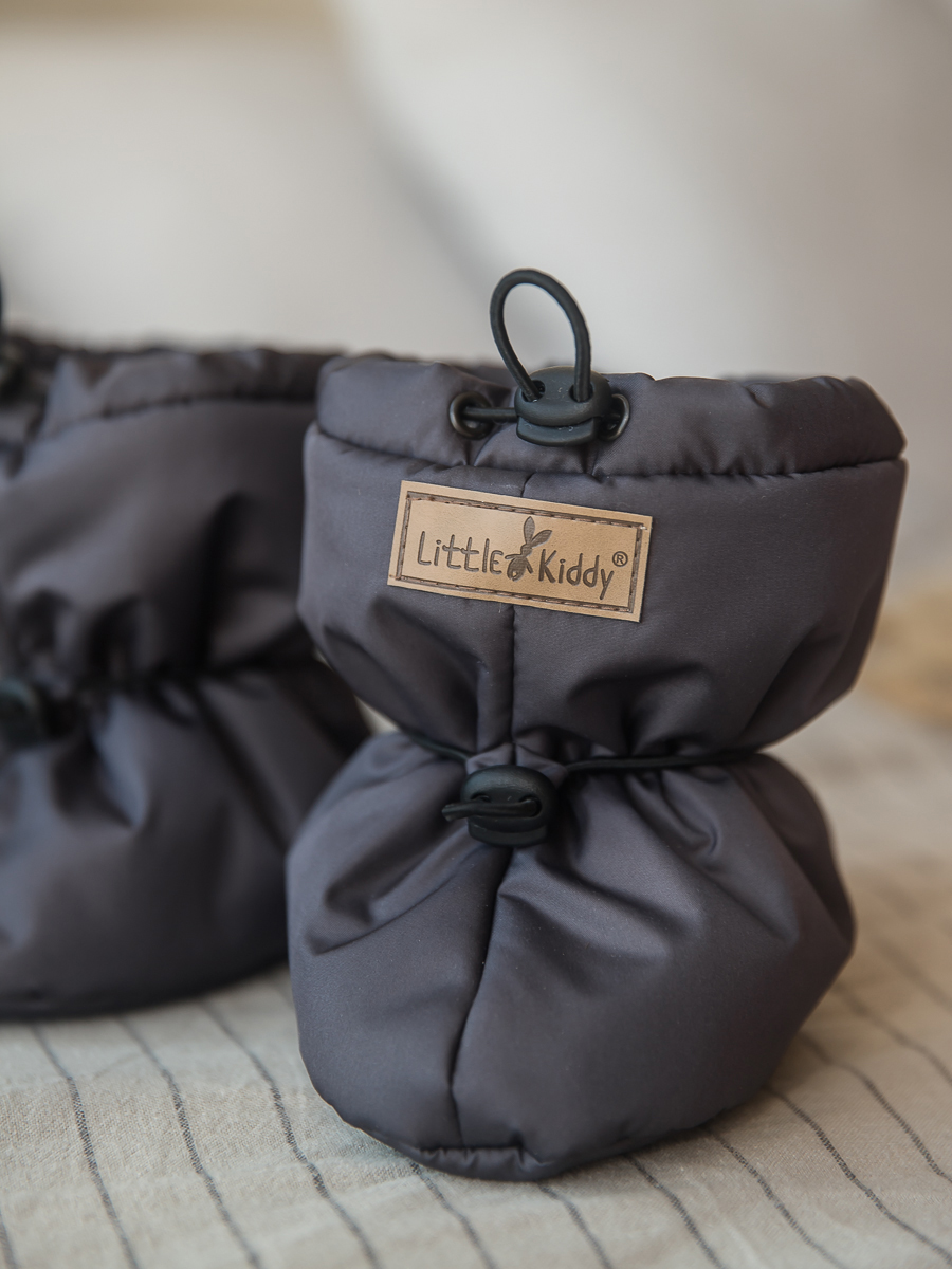 Пинетки LittleKiddy pinetki_demiтемно-серый - фото 5