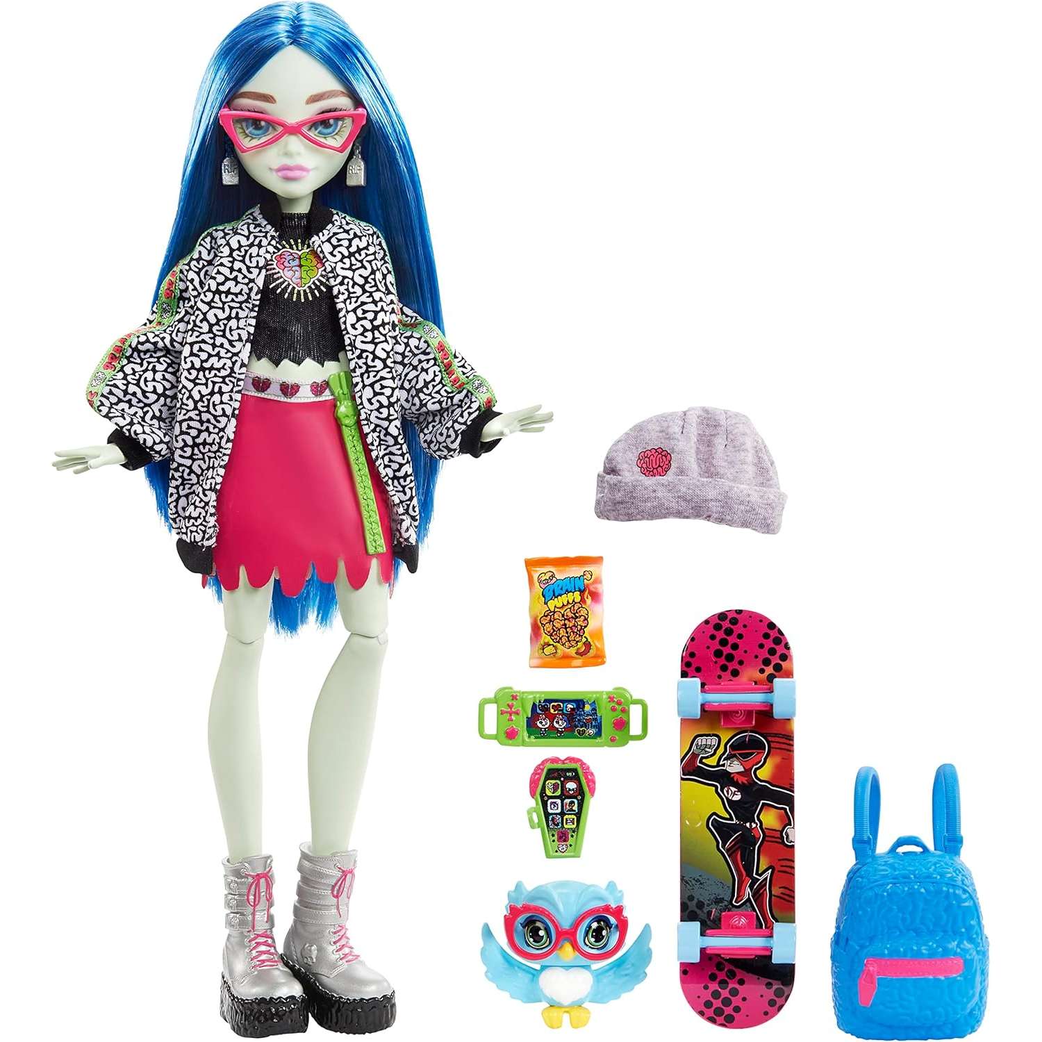 Кукла модельная Monster High Ghoulia Yelps HHK58 - фото 2