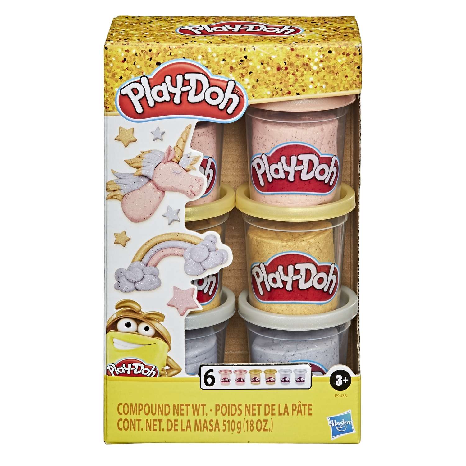 Пластилин Play-Doh Золото и серебро - фото 2