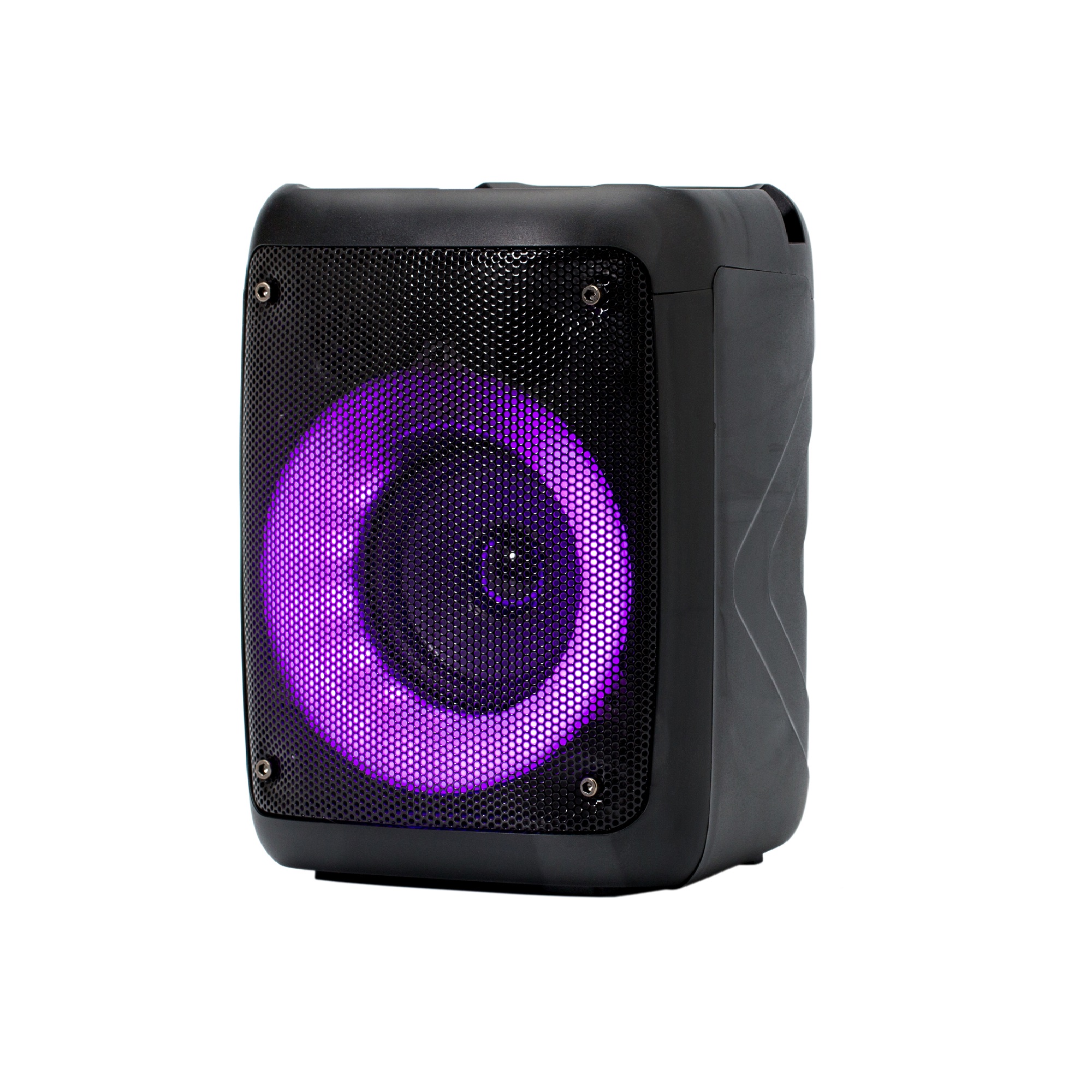 Беспроводная колонка Perfeo DISCO RING 3 LED FM MP3 USB microSD AUX TWS MIC 10Вт черная - фото 2