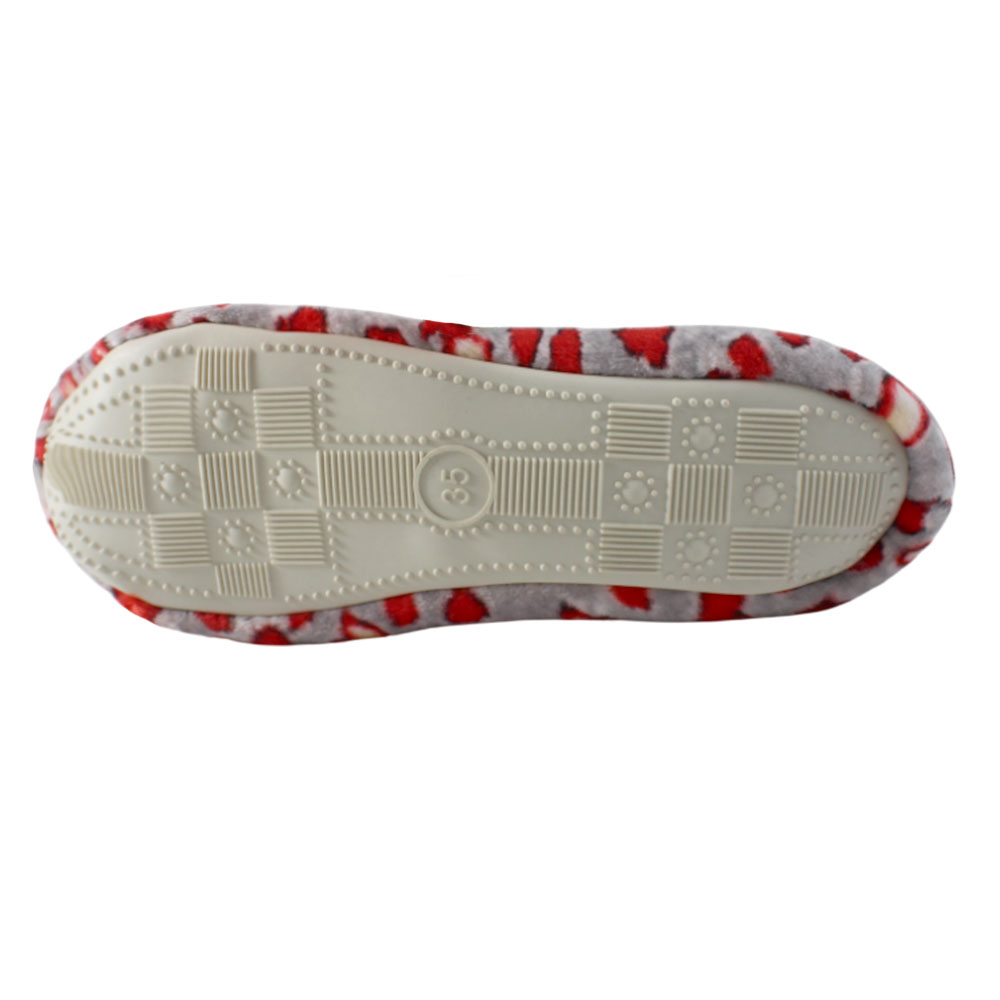 Тапочки Europen A9008-СВ EUROPEN Тапочки домашние,серо-красный - фото 6