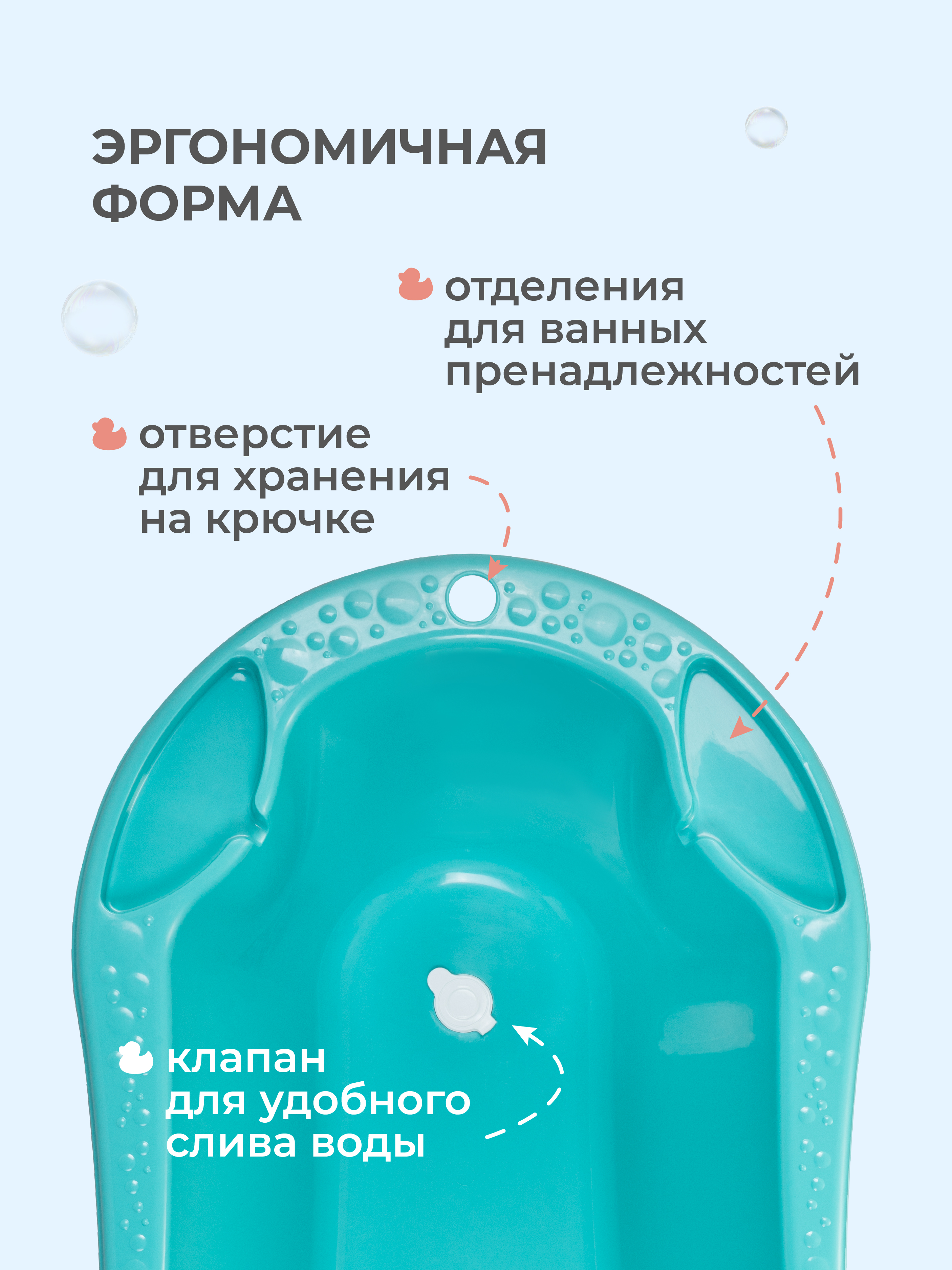 Ванночка Пластишка голубой - фото 6