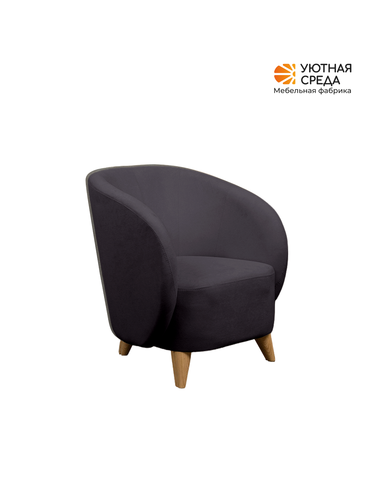 Кресло Уютная среда К300 черный - фото 17