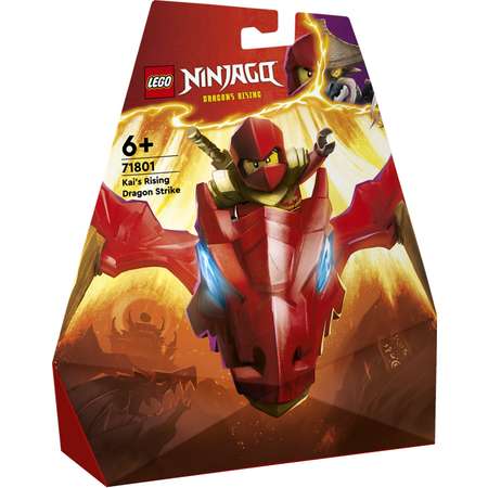 Конструктор LEGO NINJAGO Удар восходящего дракона Кая блочный