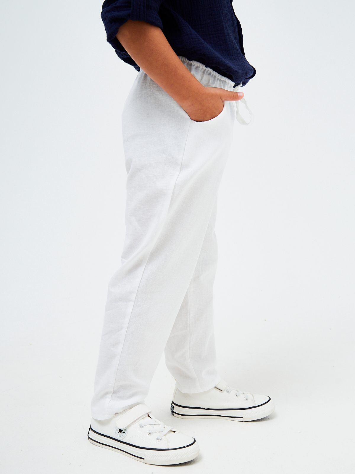 Брюки MOUN Брюки_лен_белые - фото 9