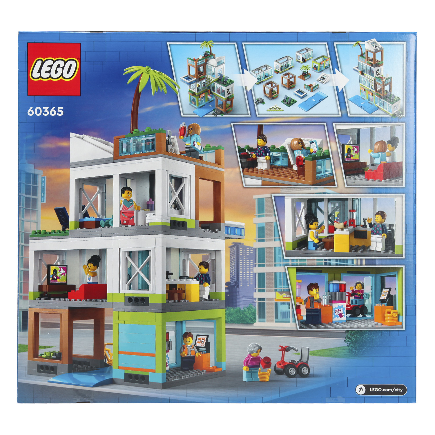 Конструктор LEGO City Apartment Building 688 дет. - фото 11