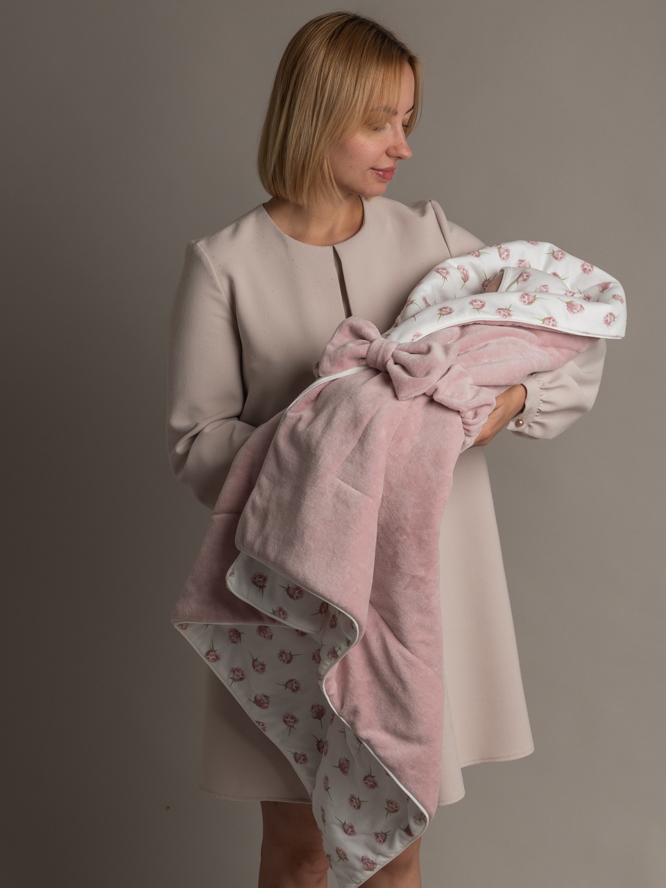 Плед НаследникЪ Выжанова конверт на выписку 95 x 95 см - фото 3