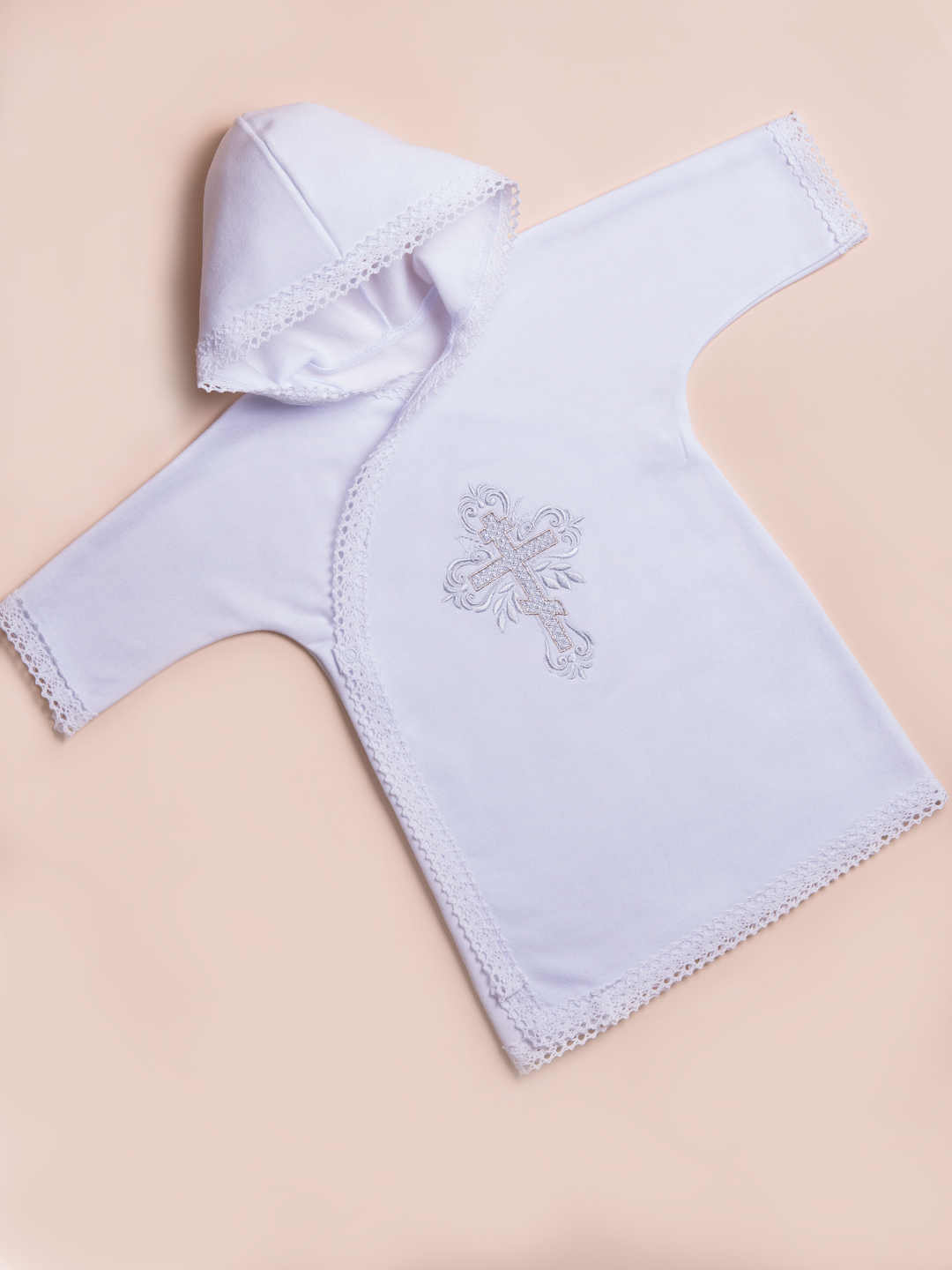 Рубашка крестильная Совенок Дона ХК1-124/0-5 - фото 1